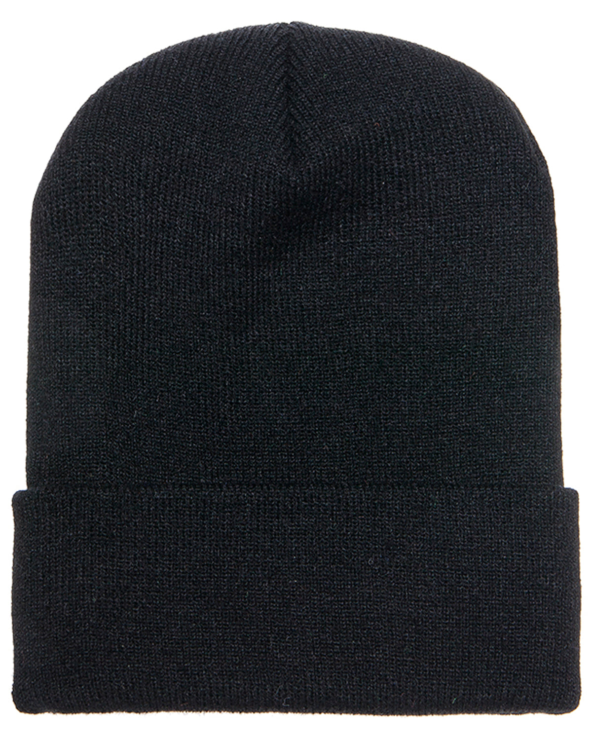 12-Piece Product Package: Yupoong 1501 Adult Cuffed Knit Beanie with Embroidery Customization