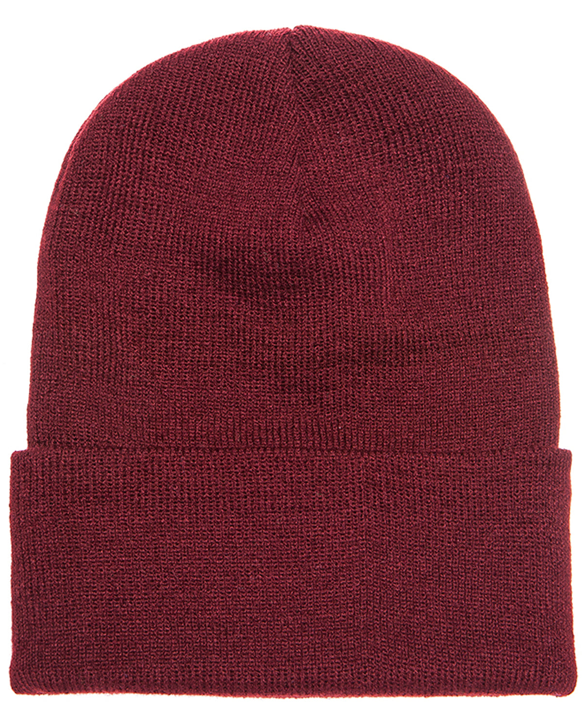 12-Piece Product Package: Yupoong 1501 Adult Cuffed Knit Beanie with Embroidery Customization