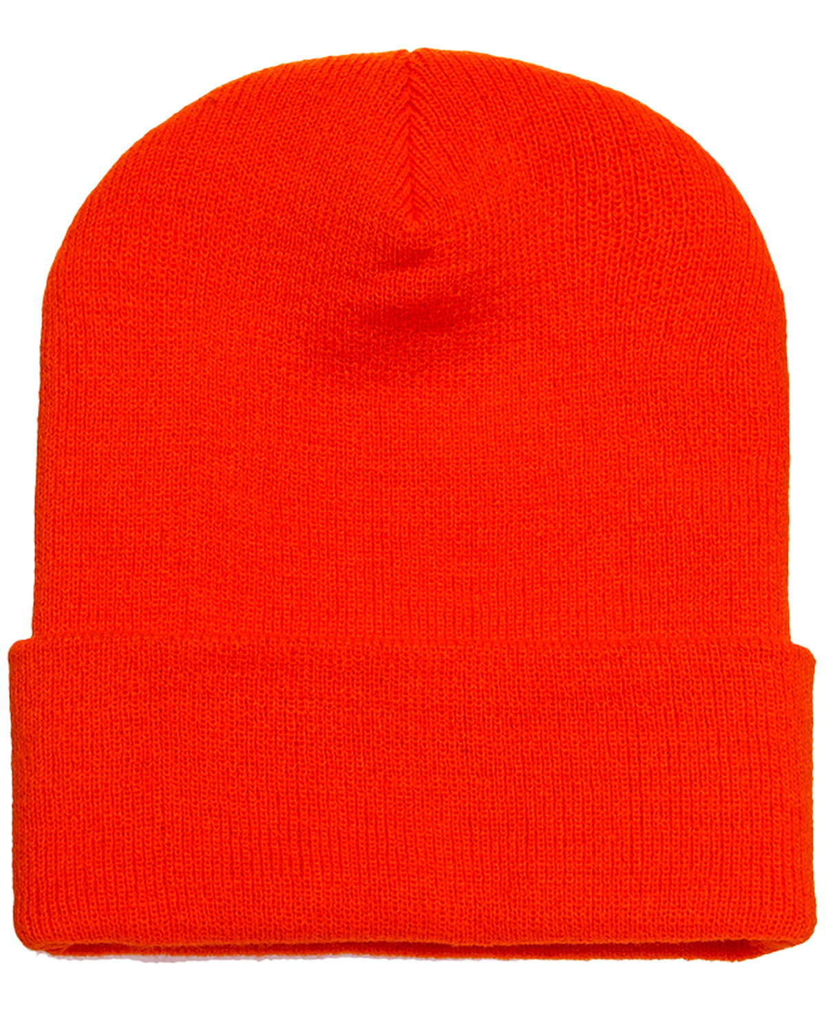 12-Piece Product Package: Yupoong 1501 Adult Cuffed Knit Beanie with Embroidery Customization