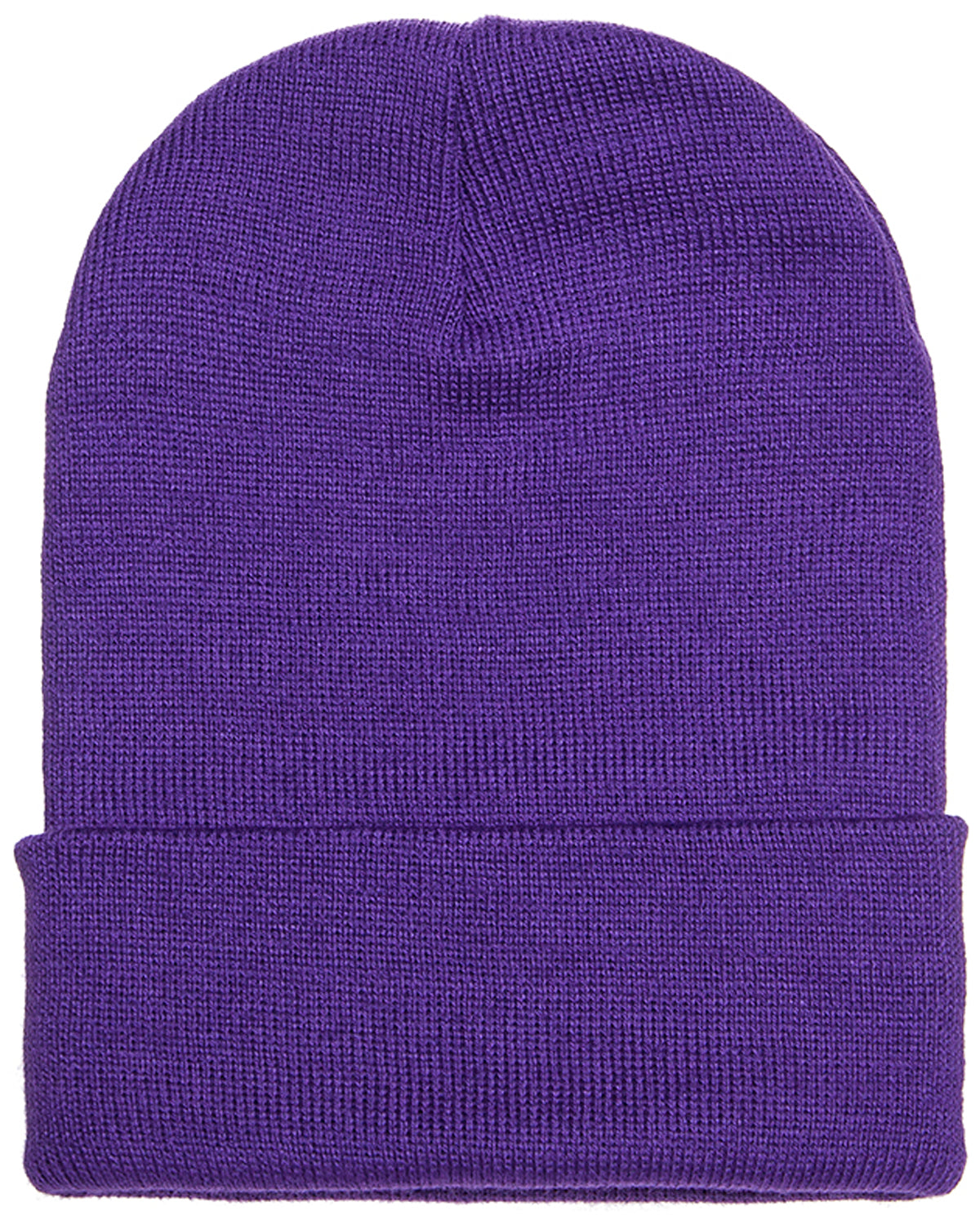 12-Piece Product Package: Yupoong 1501 Adult Cuffed Knit Beanie with Embroidery Customization