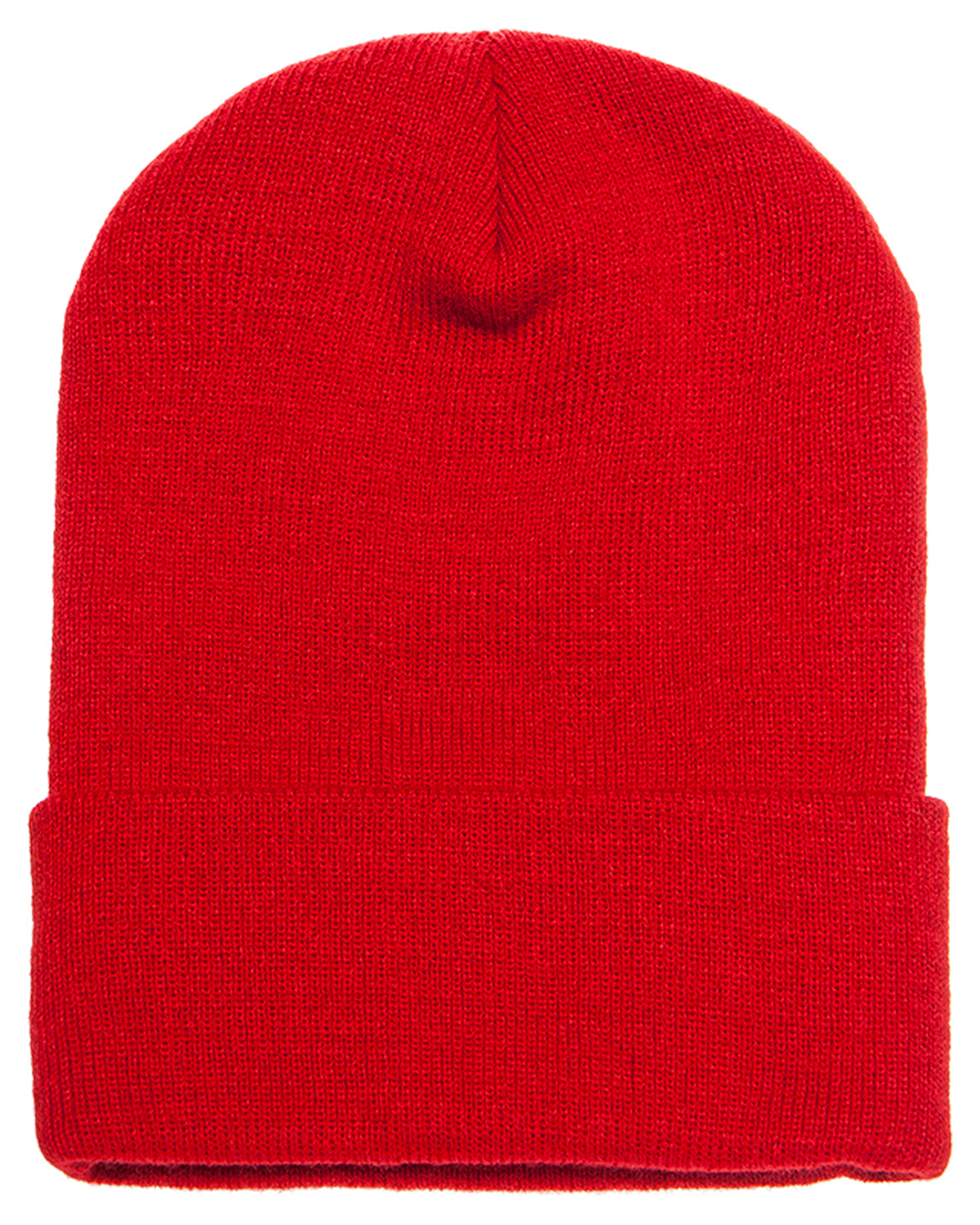 12-Piece Product Package: Yupoong 1501 Adult Cuffed Knit Beanie with Embroidery Customization