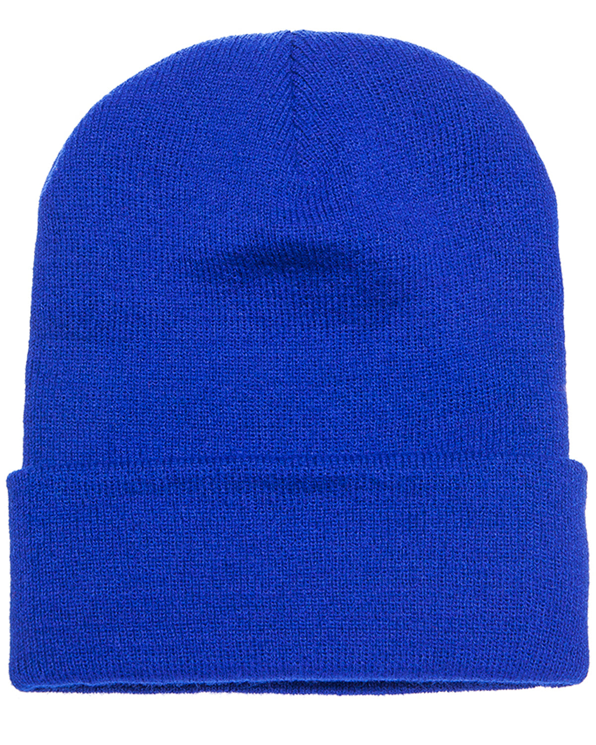 12-Piece Product Package: Yupoong 1501 Adult Cuffed Knit Beanie with Embroidery Customization