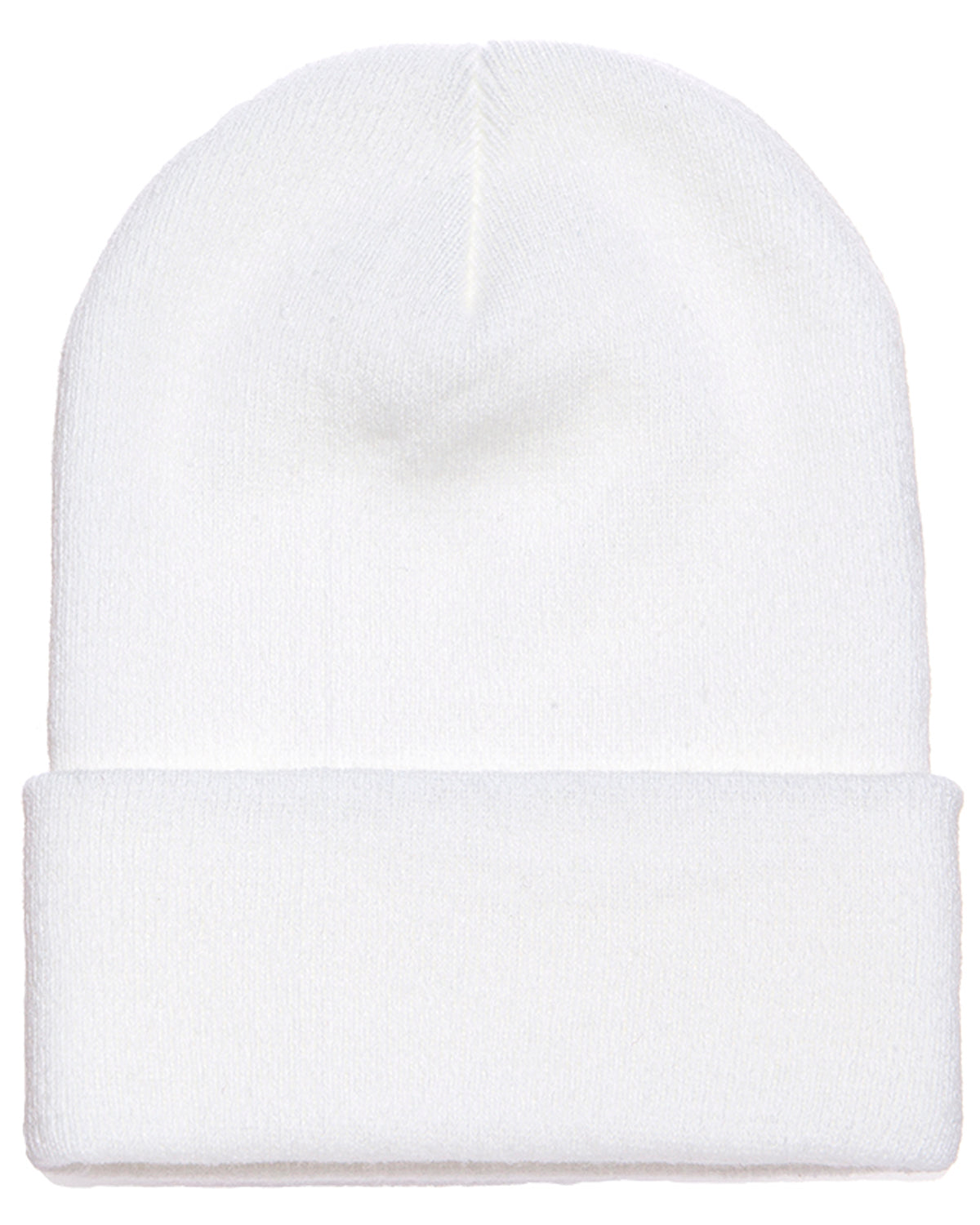12-Piece Product Package: Yupoong 1501 Adult Cuffed Knit Beanie with Embroidery Customization