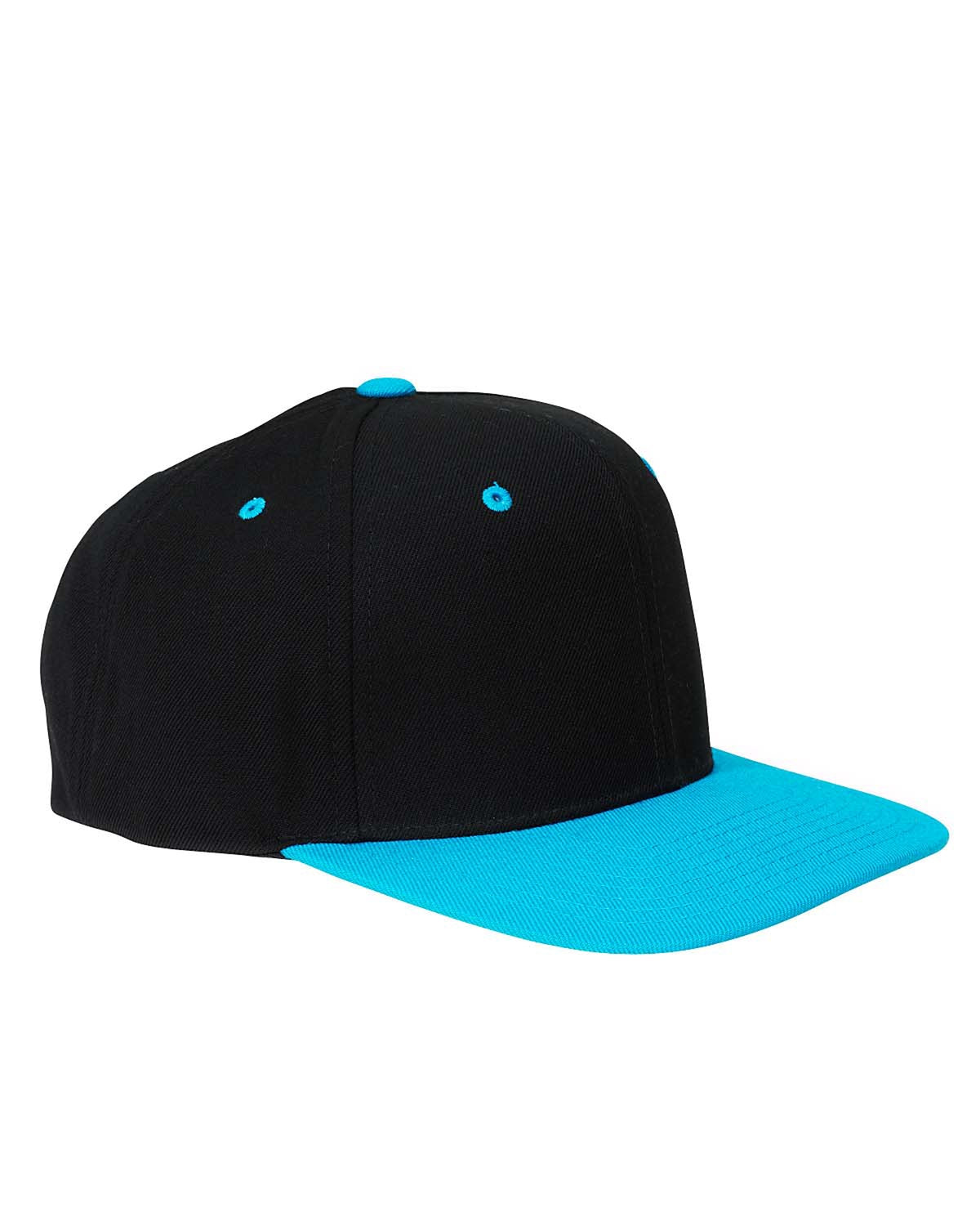 12 Piece Product Package: Yupoong 6089 Adult 66-Panel Structured Flat Visor Classic Snapback with Embrodiery Customization
