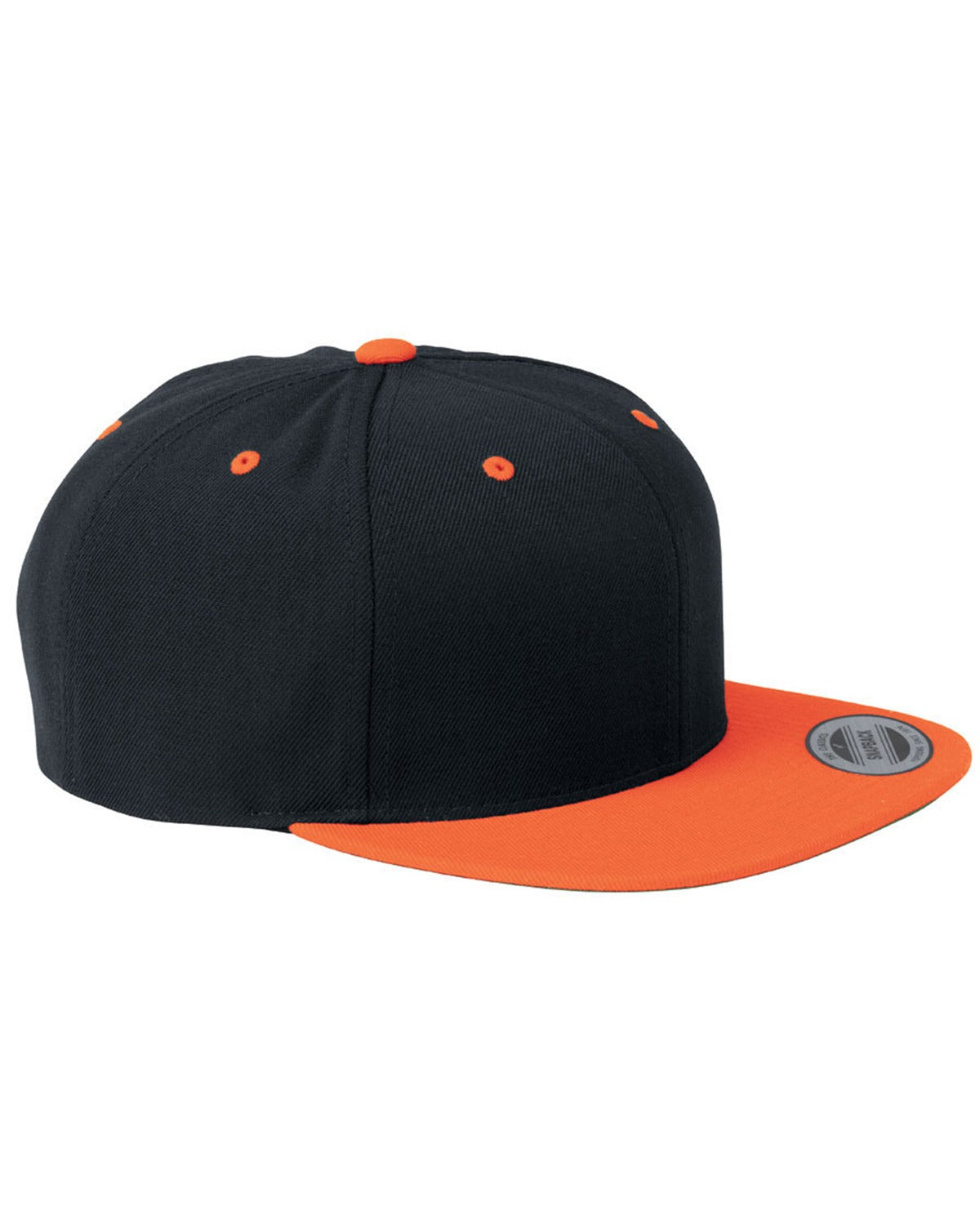 12 Piece Product Package: Yupoong 6089 Adult 66-Panel Structured Flat Visor Classic Snapback with Embrodiery Customization