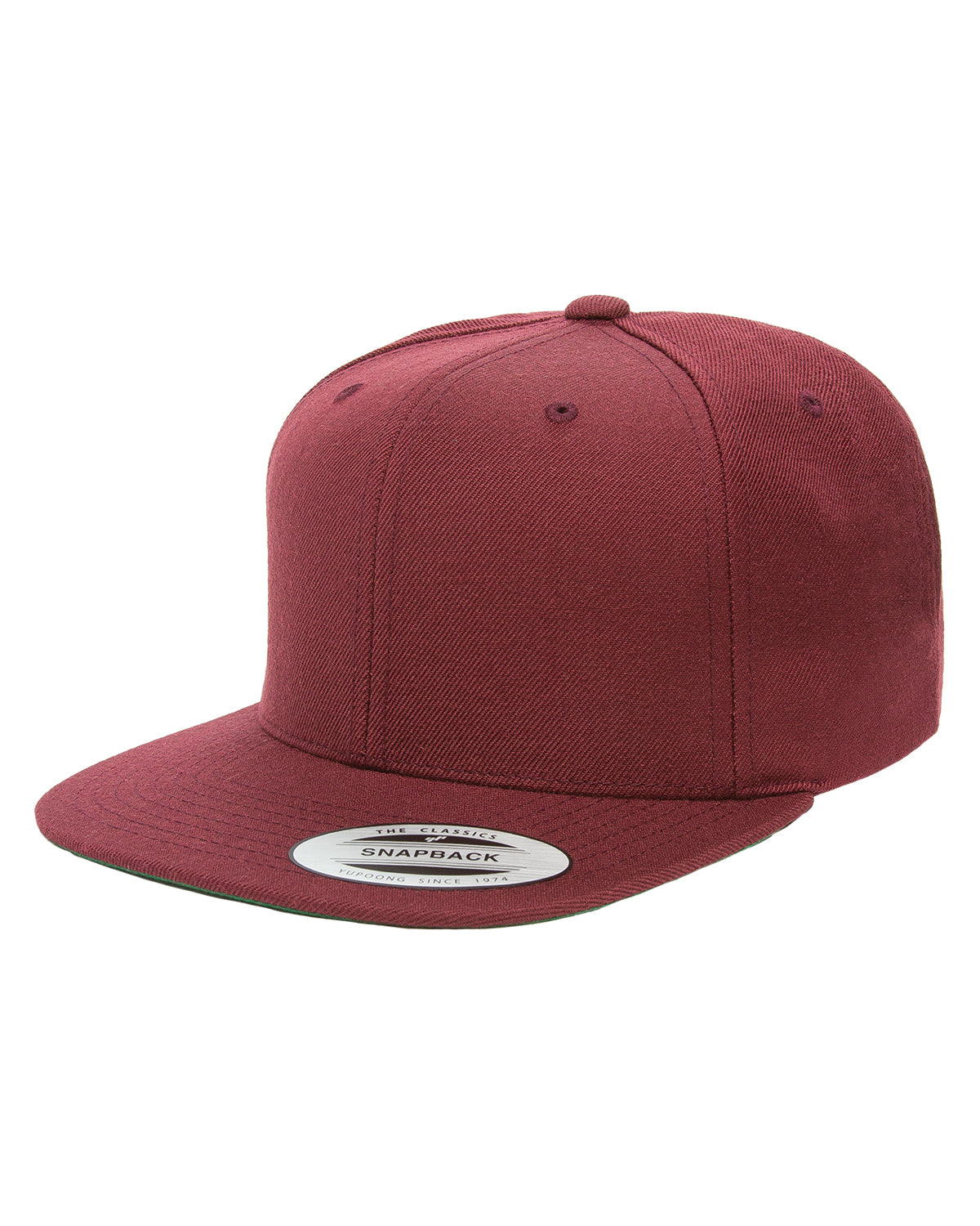 12 Piece Product Package: Yupoong 6089 Adult 66-Panel Structured Flat Visor Classic Snapback with Embrodiery Customization