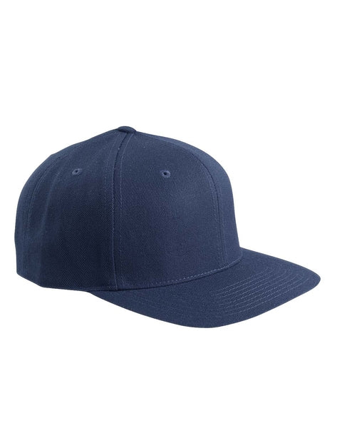 12 Piece Product Package: Yupoong 6089 Adult 66-Panel Structured Flat Visor Classic Snapback with Embrodiery Customization