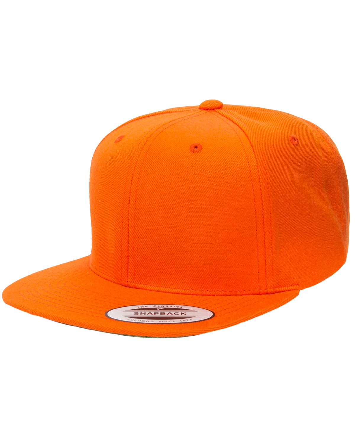 12 Piece Product Package: Yupoong 6089 Adult 66-Panel Structured Flat Visor Classic Snapback with Embrodiery Customization