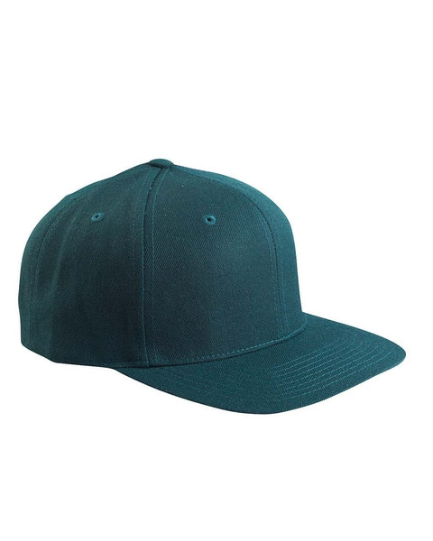 12 Piece Product Package: Yupoong 6089 Adult 66-Panel Structured Flat Visor Classic Snapback with Embrodiery Customization