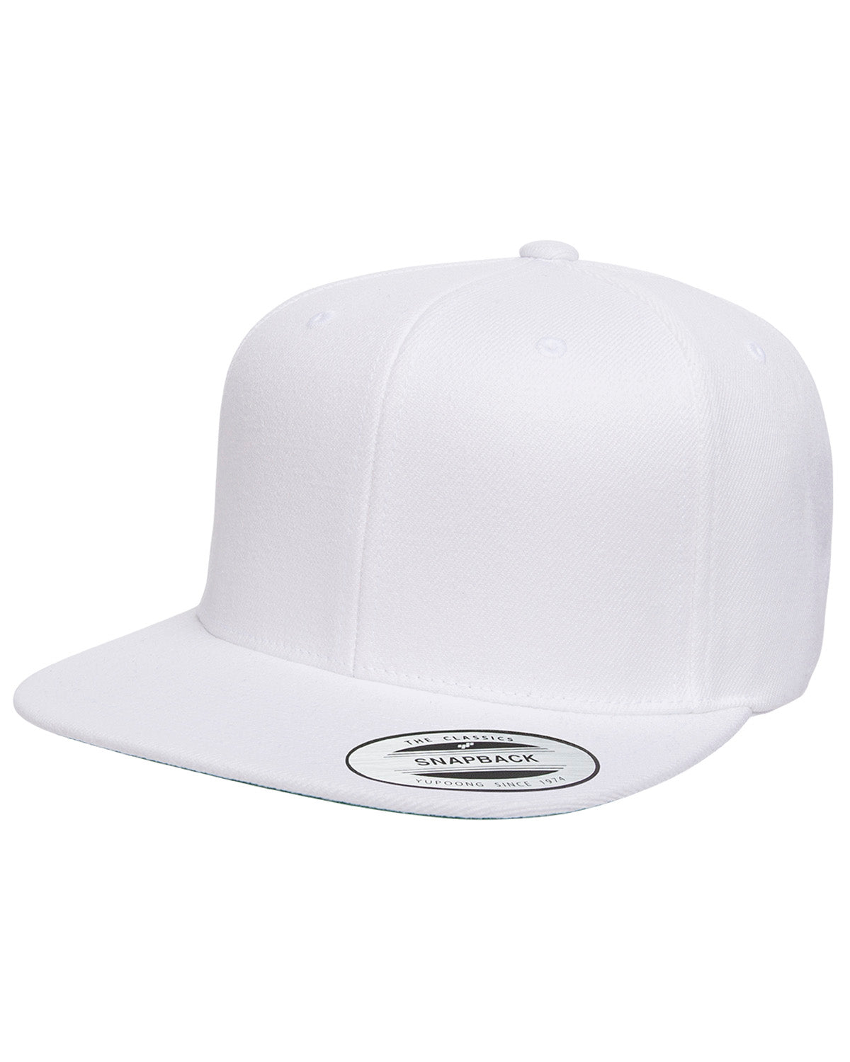 12 Piece Product Package: Yupoong 6089 Adult 66-Panel Structured Flat Visor Classic Snapback with Embrodiery Customization