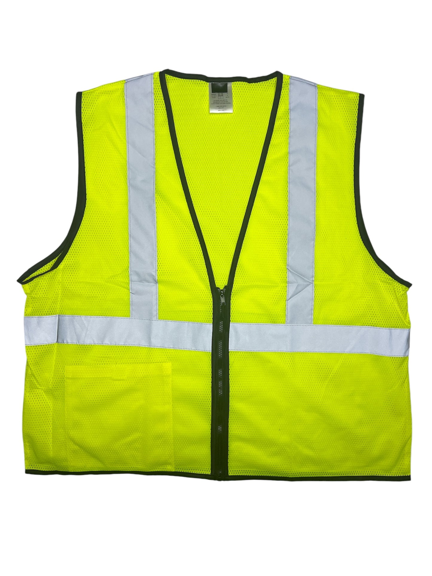 Class 2 Zipper Hi-Vis Safety Vest
