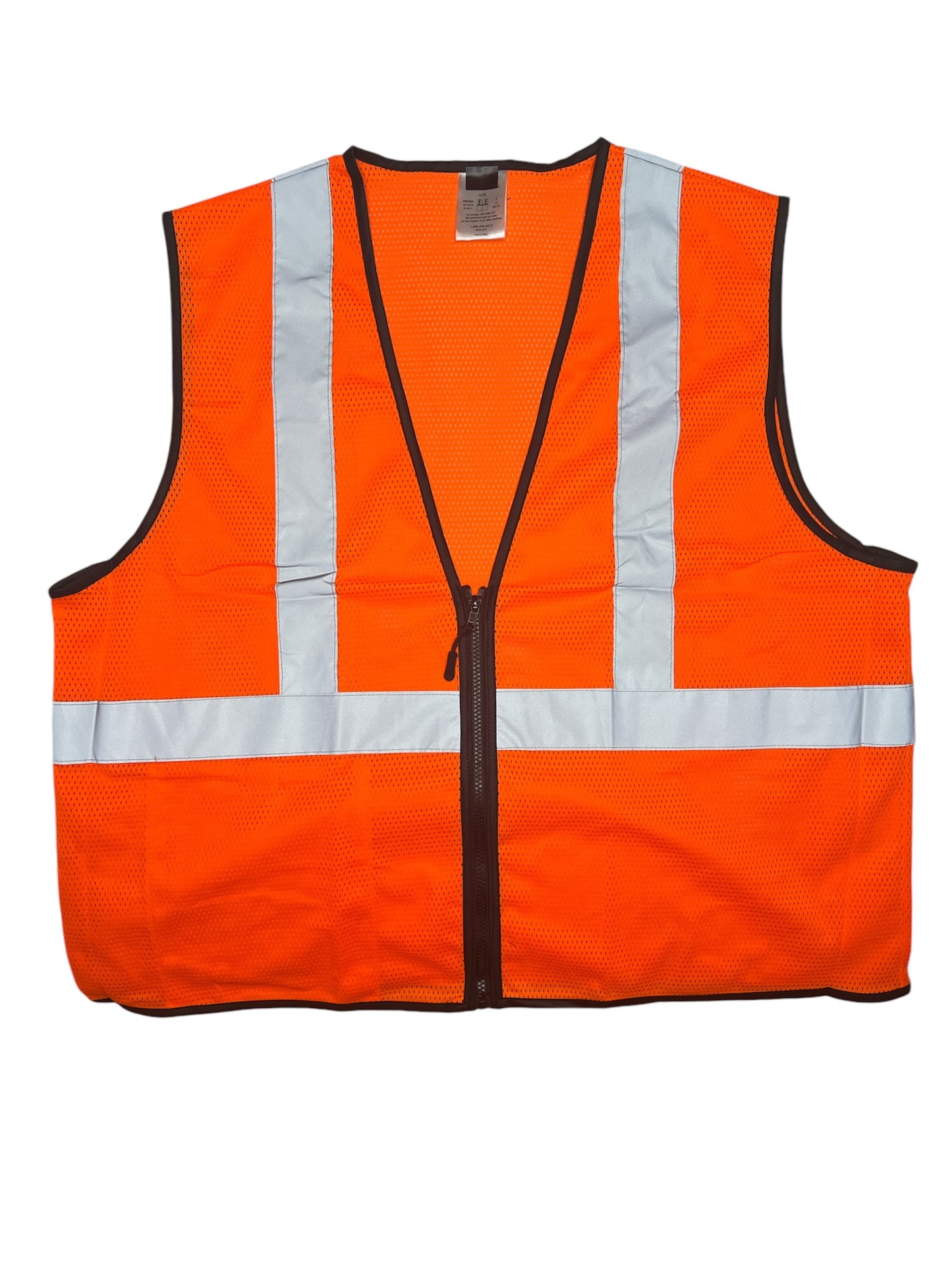 Class 2 Zipper Hi-Vis Safety Vest
