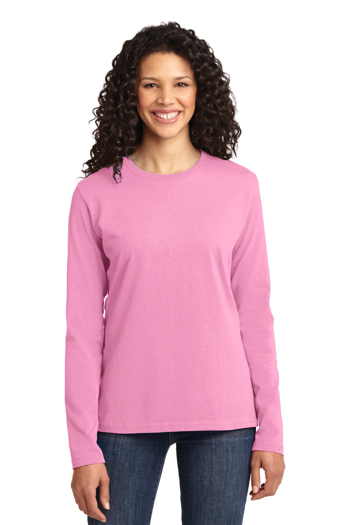 Port & Company LPC54LS Ladies Long Sleeve Core Cotton Tee