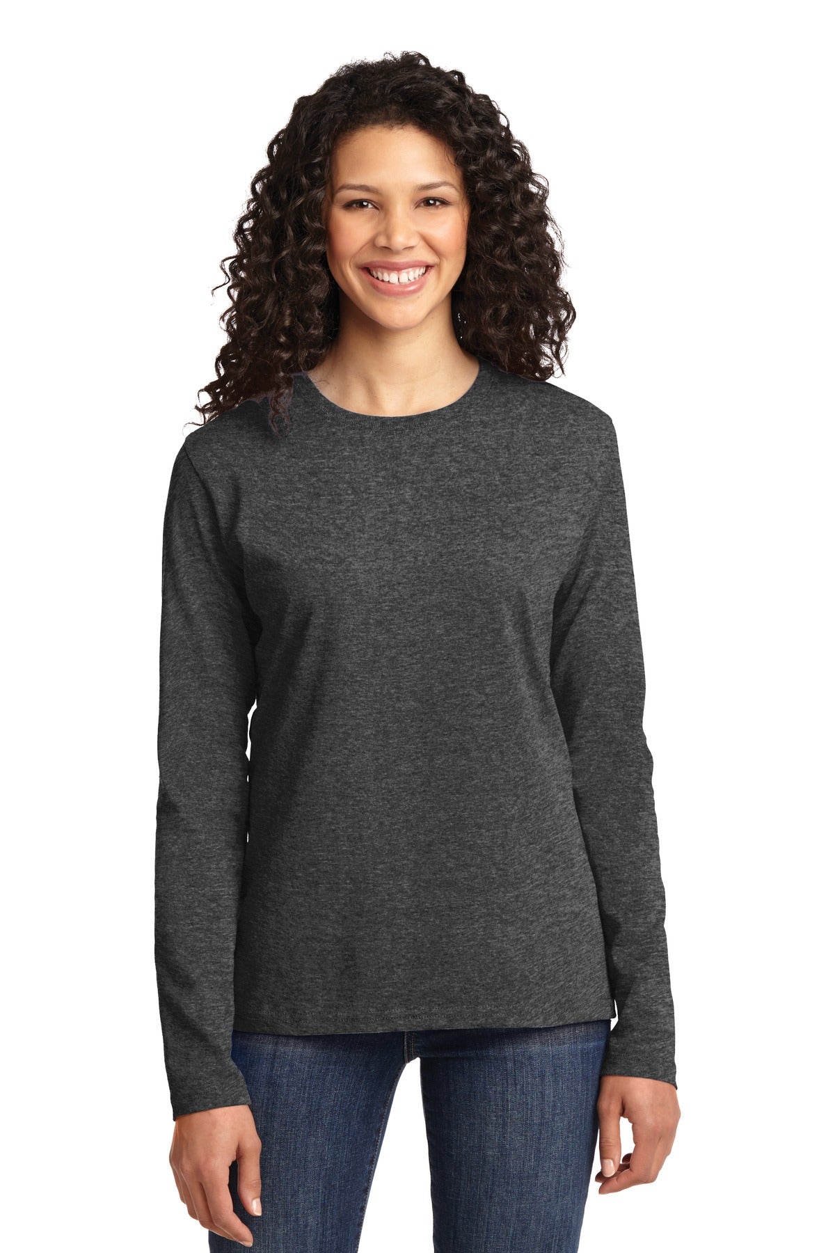 Port & Company LPC54LS Ladies Long Sleeve Core Cotton Tee