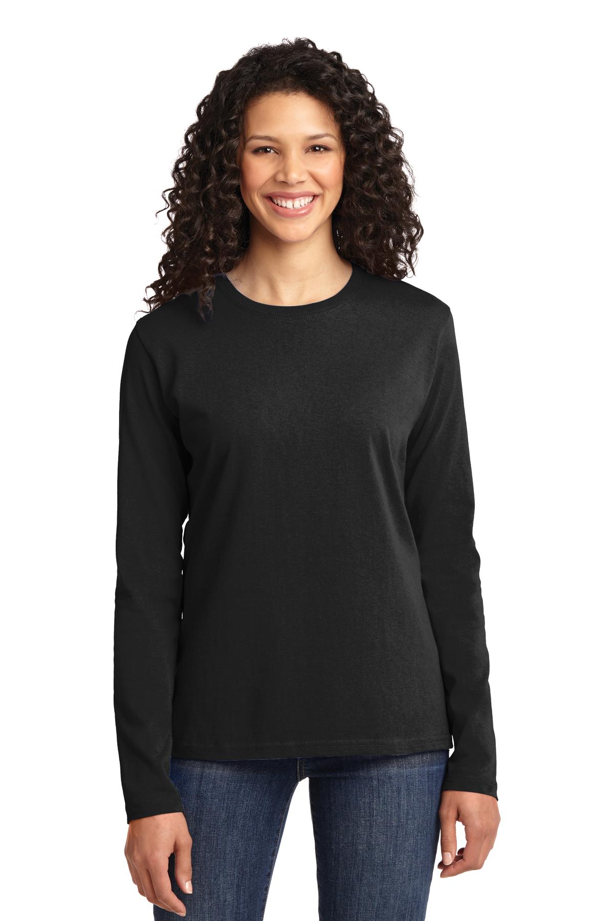 Port & Company LPC54LS Ladies Long Sleeve Core Cotton Tee