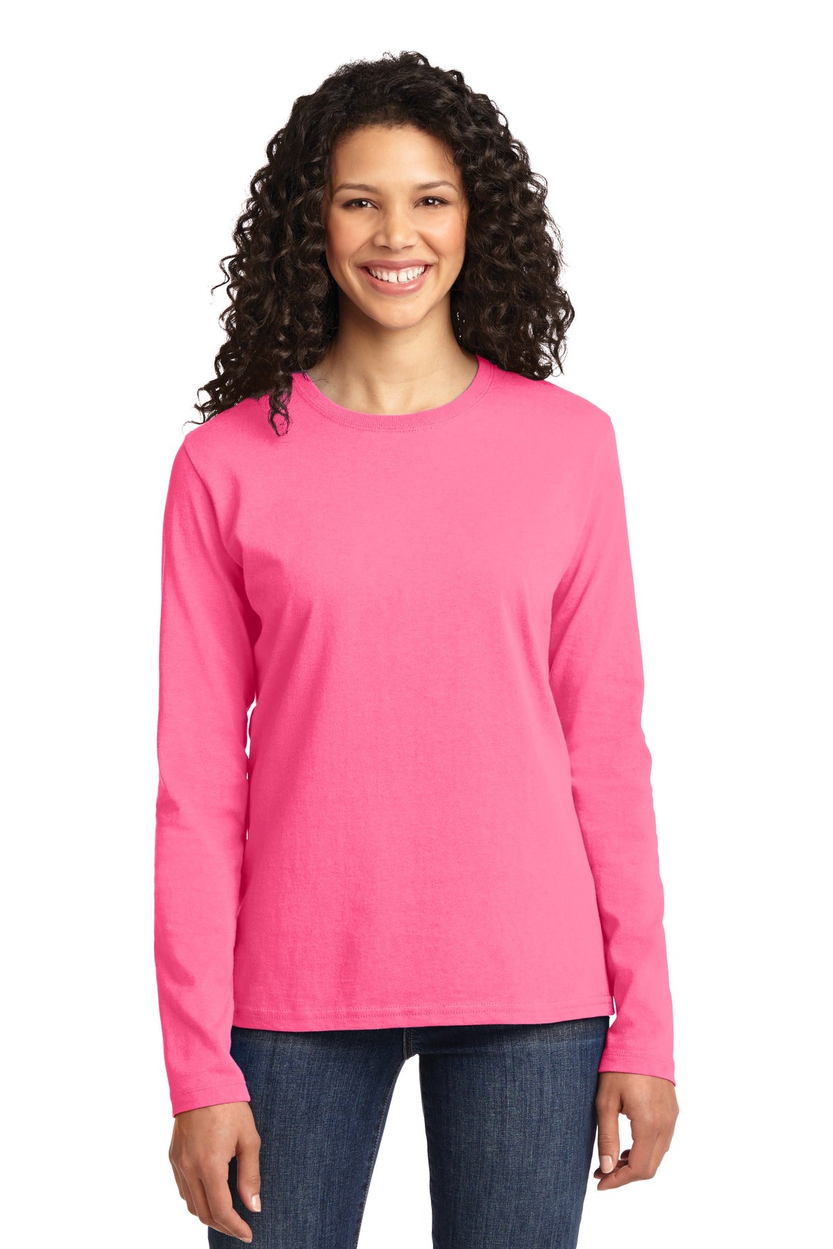 Port & Company LPC54LS Ladies Long Sleeve Core Cotton Tee