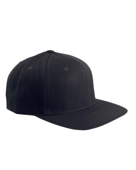 12 Piece Product Package: Yupoong 6089 Adult 66-Panel Structured Flat Visor Classic Snapback with Embrodiery Customization