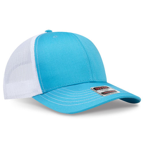 OTTO CAP® 6 Panel Mid Profile Mesh Back Trucker Hat