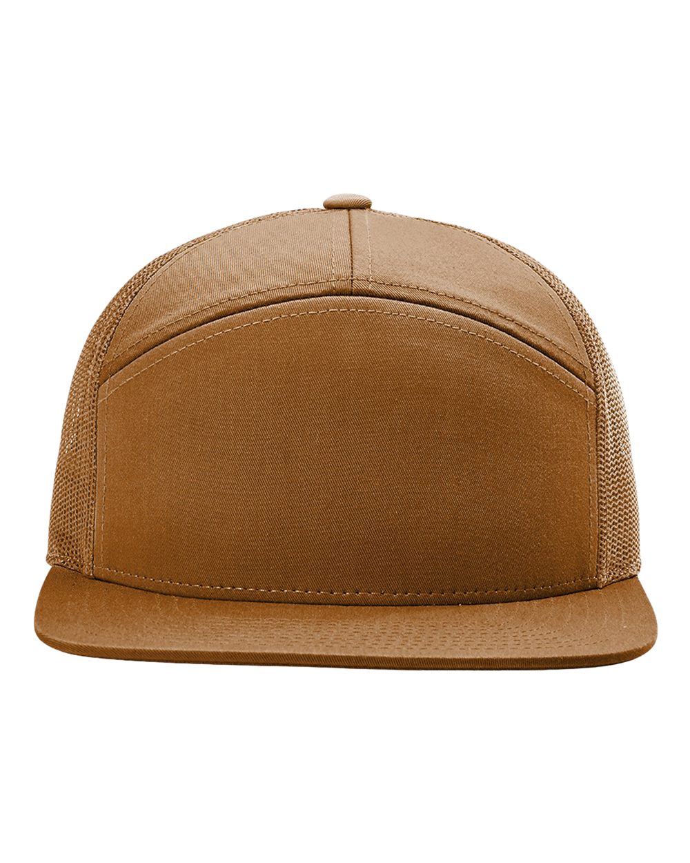 Richardson 168 7 Panel Trucker Hat, Flat Bill Snapback
