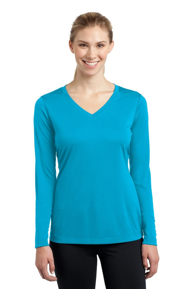 Sport-Tek LST353LS Women's Long Sleeve Posi Charge Competitor V-Neck Tee
