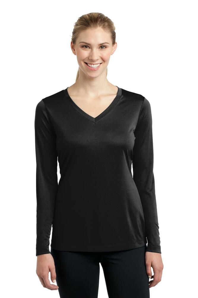 Sport-Tek LST353LS Women's Long Sleeve Posi Charge Competitor V-Neck Tee