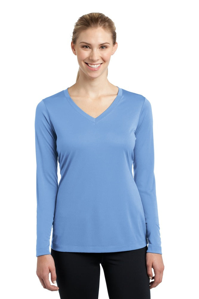 Sport-Tek LST353LS Women's Long Sleeve Posi Charge Competitor V-Neck Tee