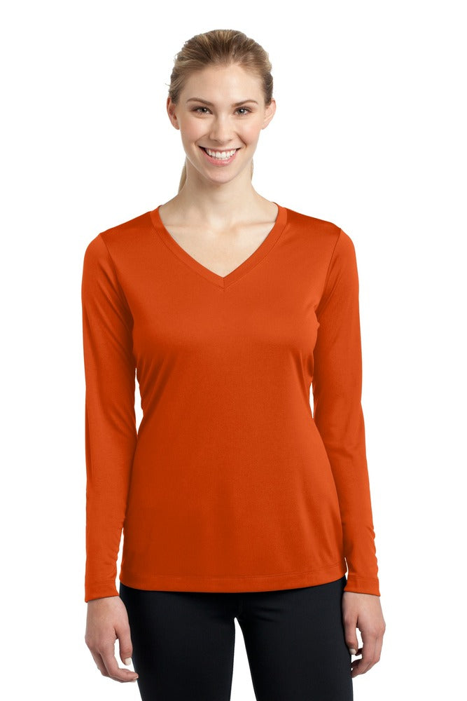 Sport-Tek LST353LS Women's Long Sleeve Posi Charge Competitor V-Neck Tee