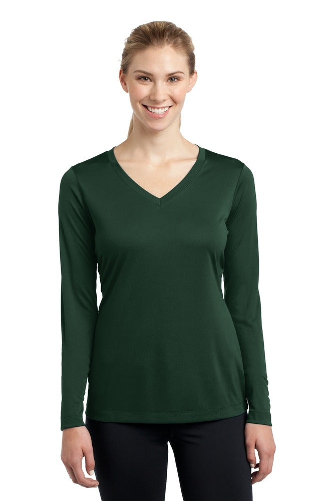 Sport-Tek LST353LS Women's Long Sleeve Posi Charge Competitor V-Neck Tee