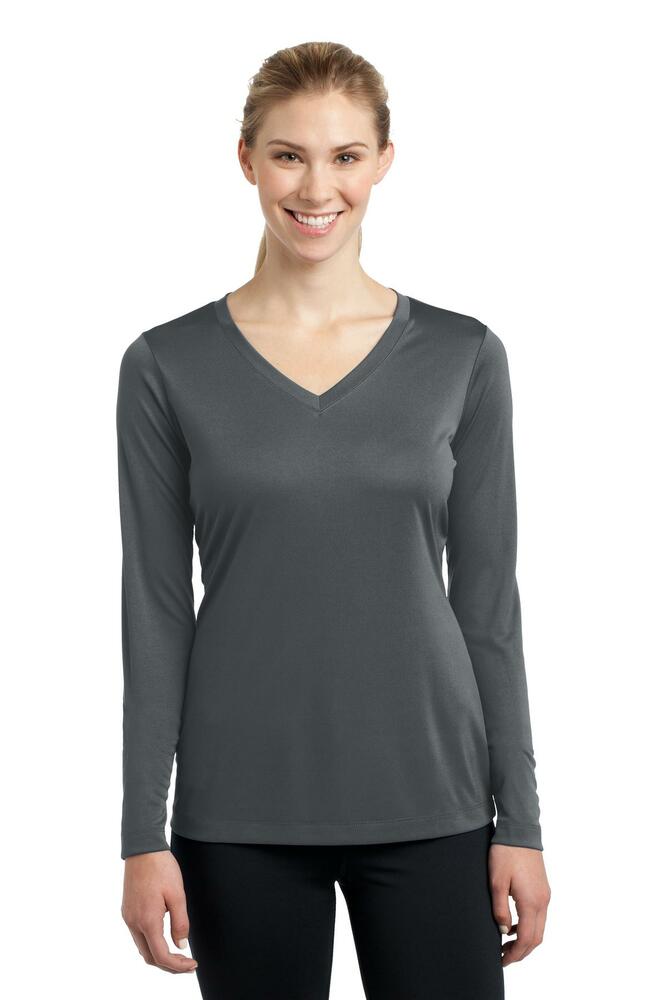 Sport-Tek LST353LS Women's Long Sleeve Posi Charge Competitor V-Neck Tee