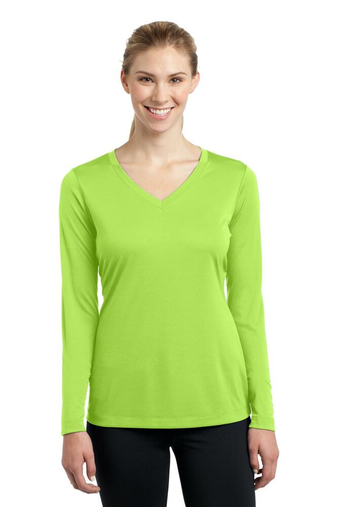 Sport-Tek LST353LS Women's Long Sleeve Posi Charge Competitor V-Neck Tee