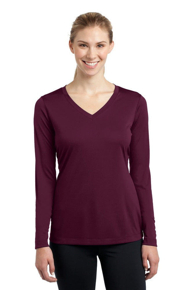 Sport-Tek LST353LS Women's Long Sleeve Posi Charge Competitor V-Neck Tee