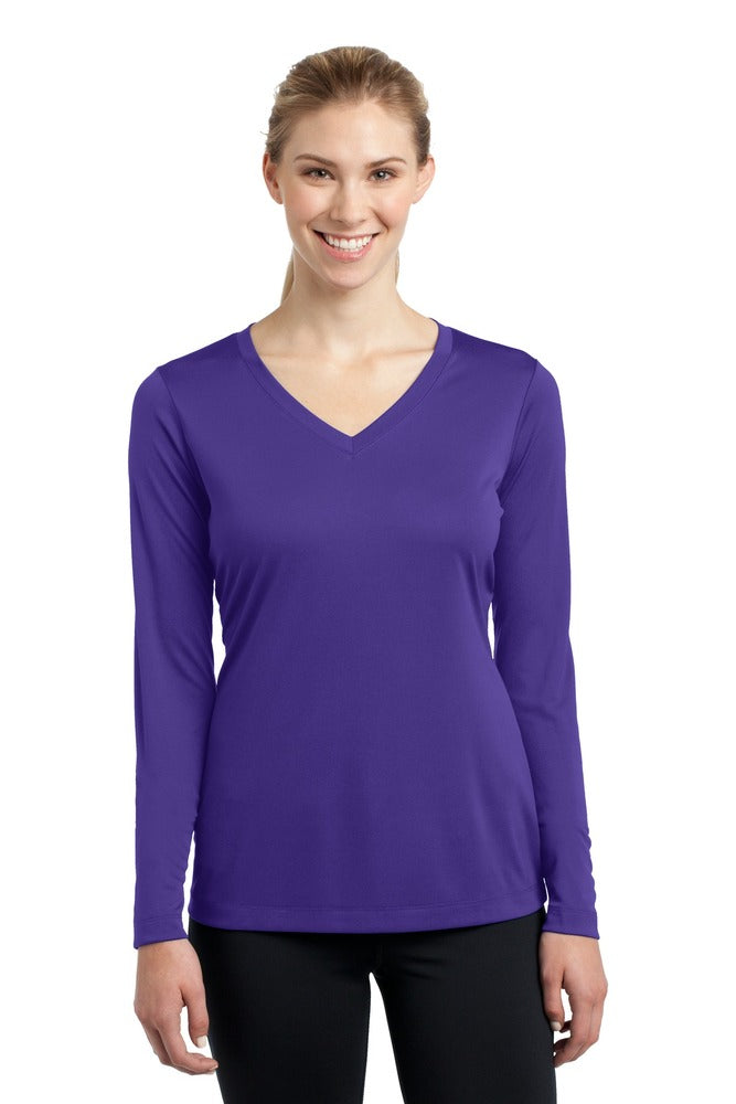 Sport-Tek LST353LS Women's Long Sleeve Posi Charge Competitor V-Neck Tee