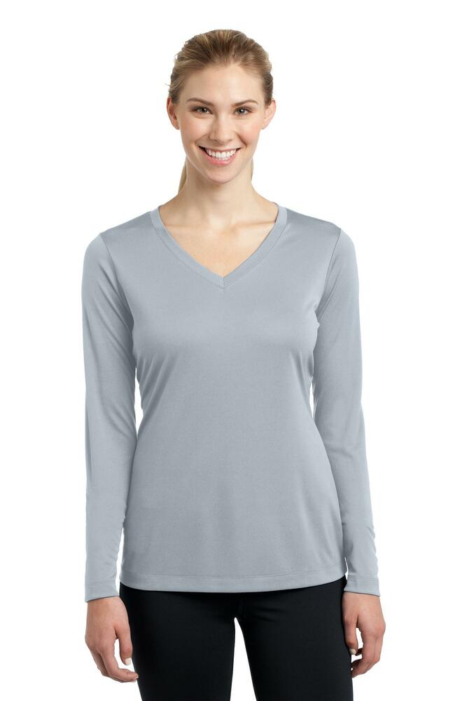 Sport-Tek LST353LS Women's Long Sleeve Posi Charge Competitor V-Neck Tee