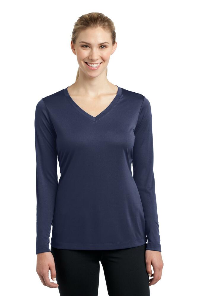 Sport-Tek LST353LS Women's Long Sleeve Posi Charge Competitor V-Neck Tee