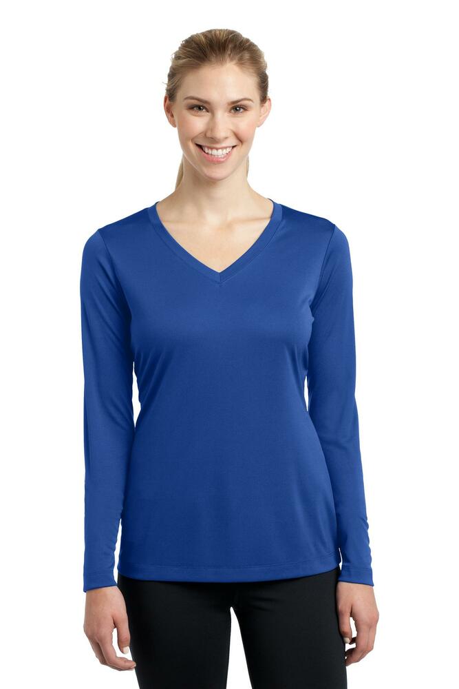Sport-Tek LST353LS Women's Long Sleeve Posi Charge Competitor V-Neck Tee