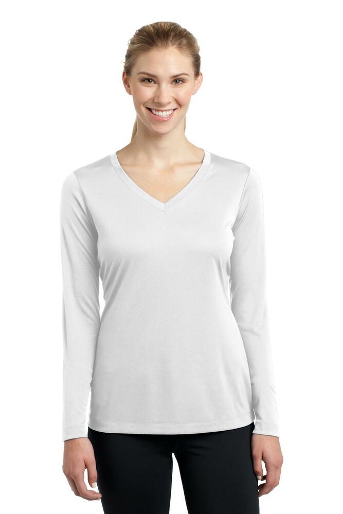 Sport-Tek LST353LS Women's Long Sleeve Posi Charge Competitor V-Neck Tee