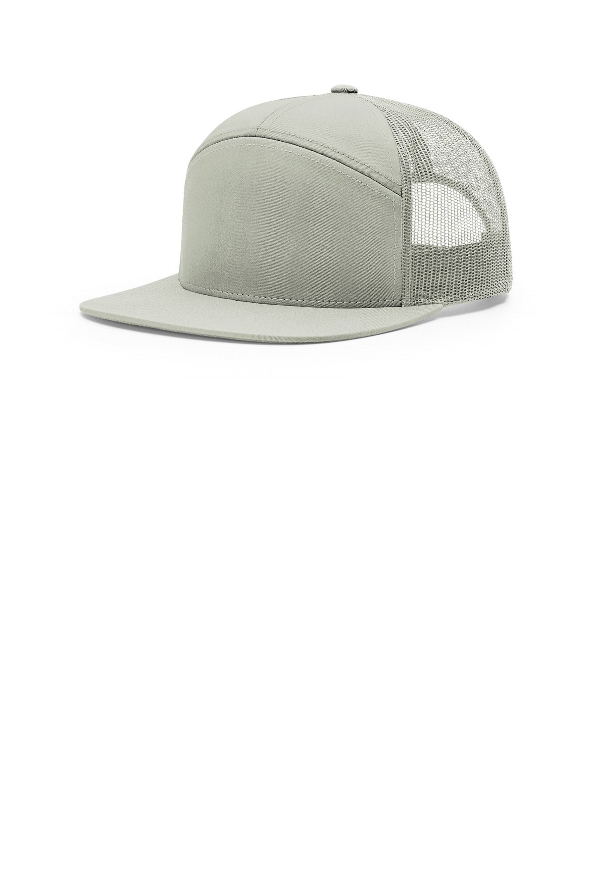 Richardson 168 7 Panel Trucker Hat, Flat Bill Snapback