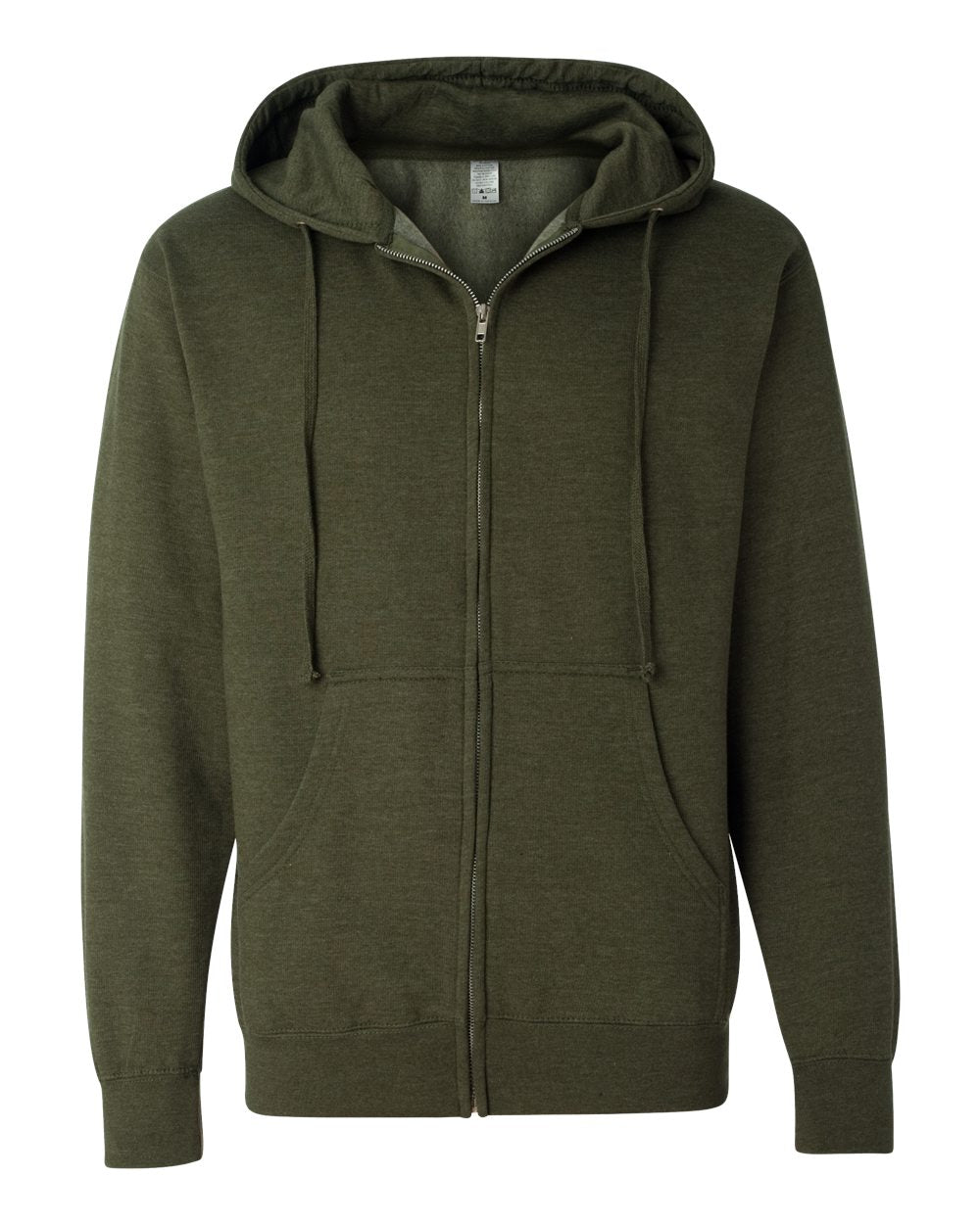 Midweight Zip Hooded Sweatshirt