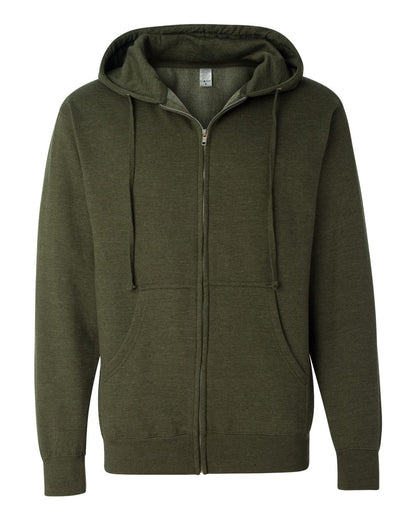 Midweight Zip Hooded Sweatshirt