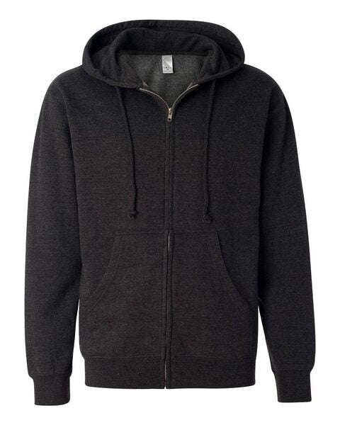 Midweight Zip Hooded Sweatshirt