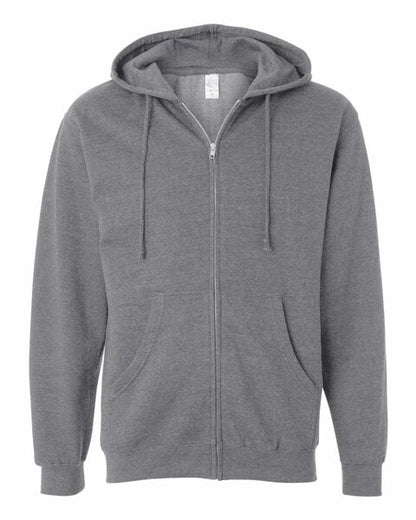 Midweight Zip Hooded Sweatshirt