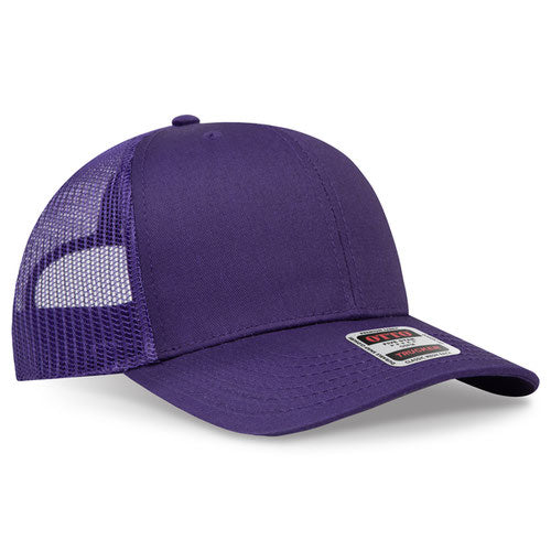 OTTO CAP 6 Panel Mid Profile Mesh Back Trucker Hat